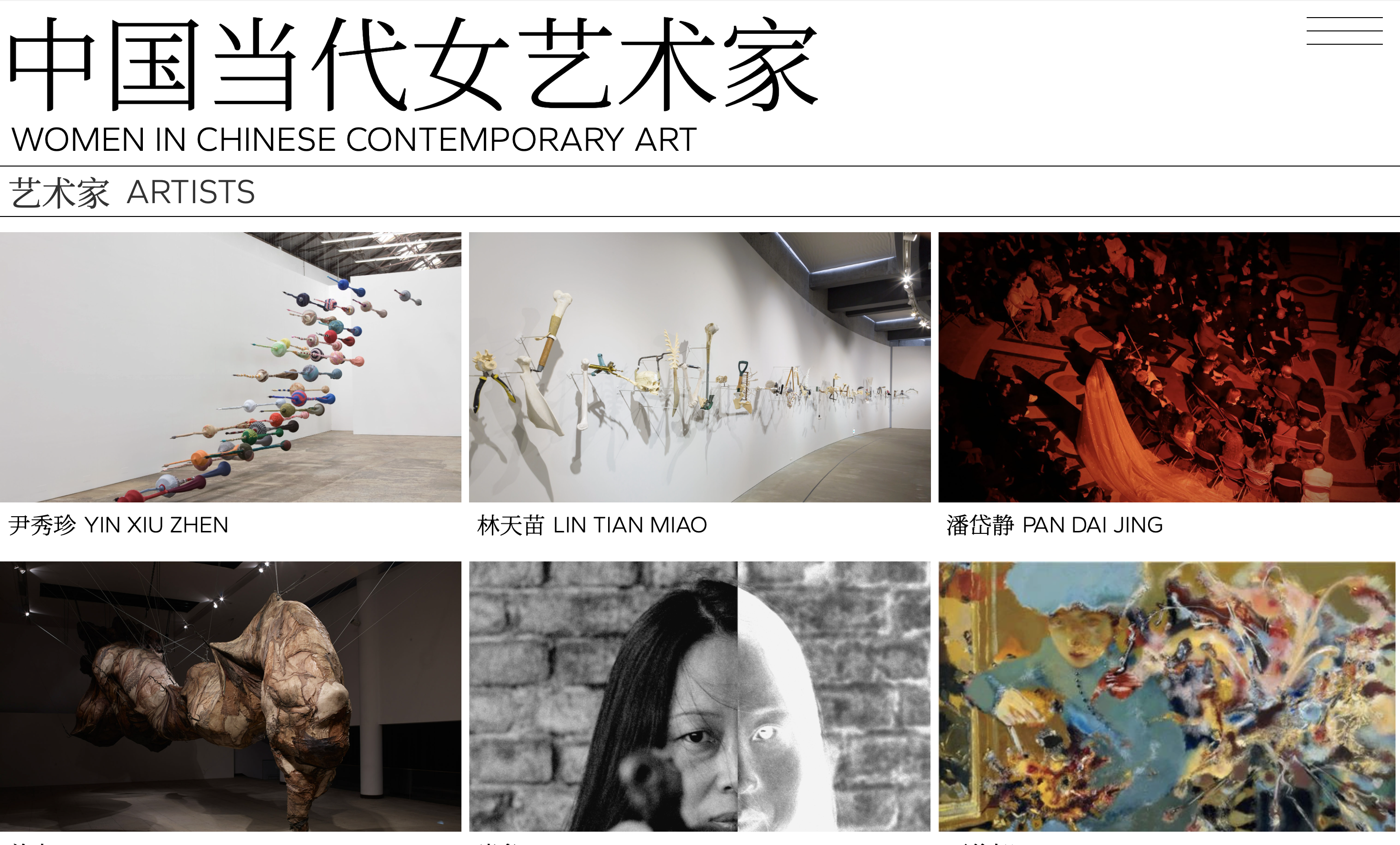 Women in Contemporary Chinese Art website